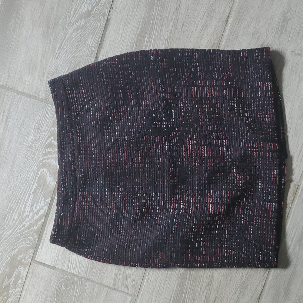 Loft Tweed Above Knee Pencil Skirt